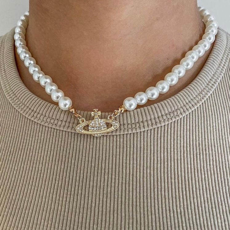 Louis Vuitton, Gold Layered Lock Necklace – Vintage